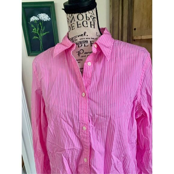 RALPH LAUREN BLACK LABEL – Pink Striped Tailored Shirt - Picture 5 of 7